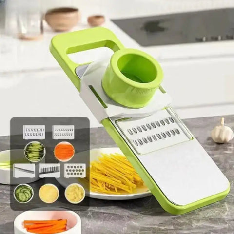 Stainless steel 5 in 1 vegetable cutter